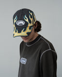 SKATE FLAME HAT - BLACK