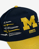 MICHIGAN BONE TRUCKER - NAVY / MAIZE