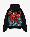 91 TRIBUTE HOODIE- BLACK