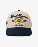 MICHIGAN NATIONAL CHAMPIONS HAT - CREAM