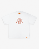 BASEBALL CAP TEE - WHITE