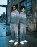 DETROIT SUN FADED HOODIE - SLATE