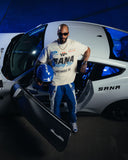 SANA RACING TEAM TEE - CREAM *(PRE-ORDER)*
