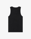 ESSENTIAL RIB TANK 2 PACK - BLACK