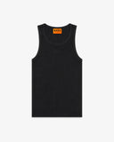 ESSENTIAL RIB TANK 2 PACK - BLACK