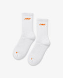 SANA SPORT SOCK - WHITE/ORANGE