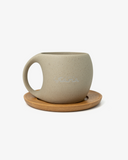 CONCRETE ESPRESSO CUP W/ SAUCER