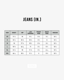 DENIM JEANS - WASHED BLACK