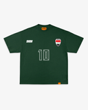 IRAQ SOCCER TEE - GREEN