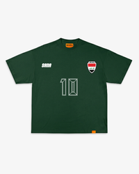 IRAQ SOCCER TEE - GREEN
