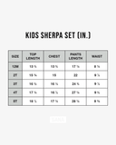 KIDS SHERPA SET - CREAM