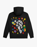 ADULT BELIEVE IN THE WORLD YOU CREATE LIGHTWEIGHT HOODIE - BLACK