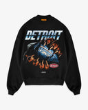 MOTOR CITY ROAR CREWNECK - BLACK
