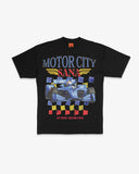 MOTOR CITY RACING TEE - BLACK