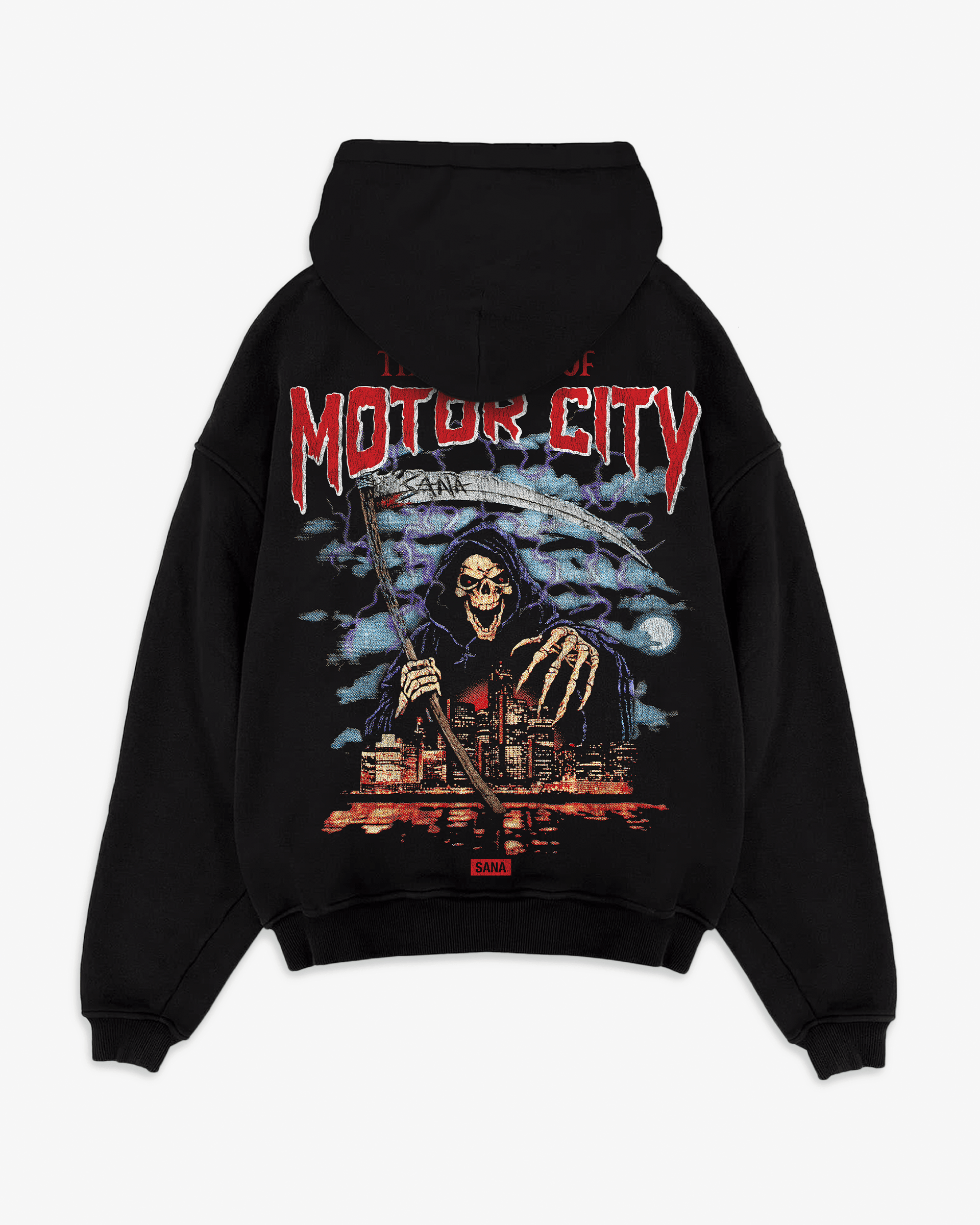 服/ファッション Re Cut Supply s hoodies Samurai Demon - Oversized Hoodie