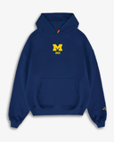 MAIZE MENACE HOODIE - NAVY