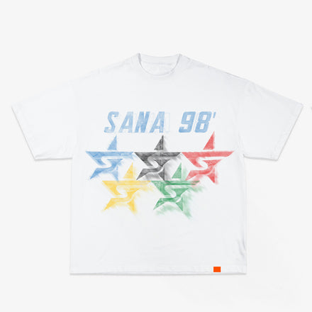 OLYMPIC STAR TEE - WHITE