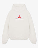 PLAYSTATION LOGO HOODIE - CREAM