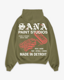 PAINT STUDIOS HOODIE - BROWN