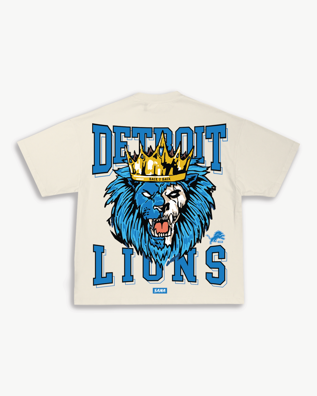 ROAR LIONS TEE - CREAM