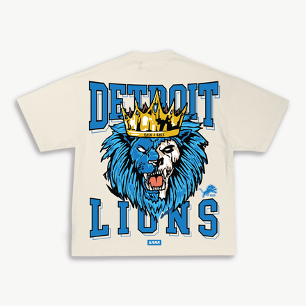 ROAR LIONS TEE - CREAM