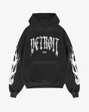 DETROIT SPIRIT HOODIE - VINTAGE BLACK