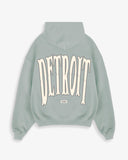 DETROIT LOGO HOODIE - SAGE