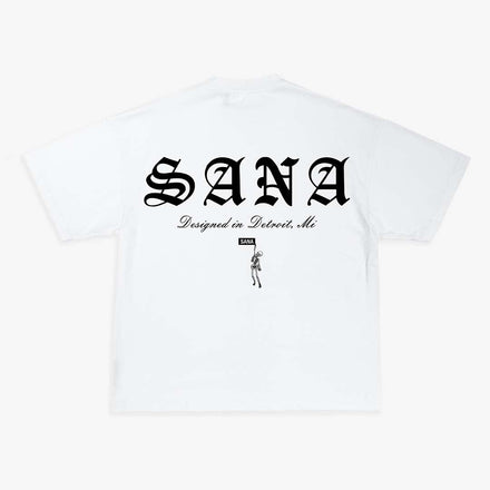 SANA LOGO TEE - WHITE