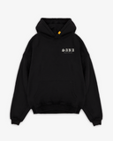 OLD ENGLISH HOODIE - BLACK