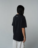 SKELLY SKATE TEE - WASHED BLACK