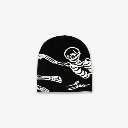 SKULL BEANIE - BLACK