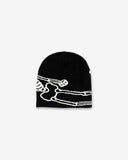 SKULL BEANIE - BLACK