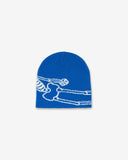 SKULL BEANIE - BLUE