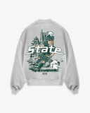 SPARTAN BASKETBALL CREWNECK - GREY