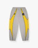 NYLON PANTS - GRAY / YELLOW