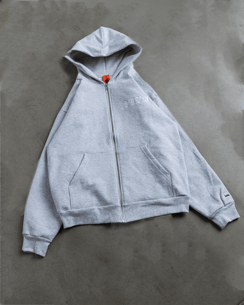 CORE ZIP HOODIE - ASH GRAY – SANA