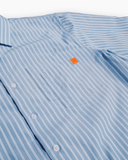 STRIPED RESORT SHIRT - LIGHT BLUE