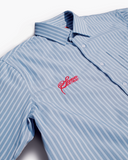 STRIPED RESORT SHIRT - LIGHT BLUE