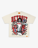 MOTOR MUSCLE TEE - CREAM