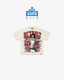 KIDS MOTOR MUSCLE TEE- CREAM