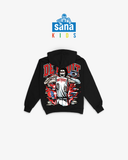 KIDS MOTOR MUSCLE HOODIE- BLACK