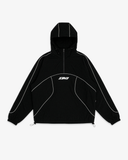 3M REFLECTIVE HALF ZIP - BLACK