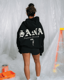 OLD ENGLISH HOODIE - BLACK