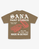 PAINT STUDIOS TEE - BROWN