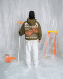 PAINT STUDIOS HOODIE - BROWN