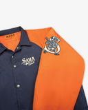 GAME DAY JACKET- ORANGE / BLUE