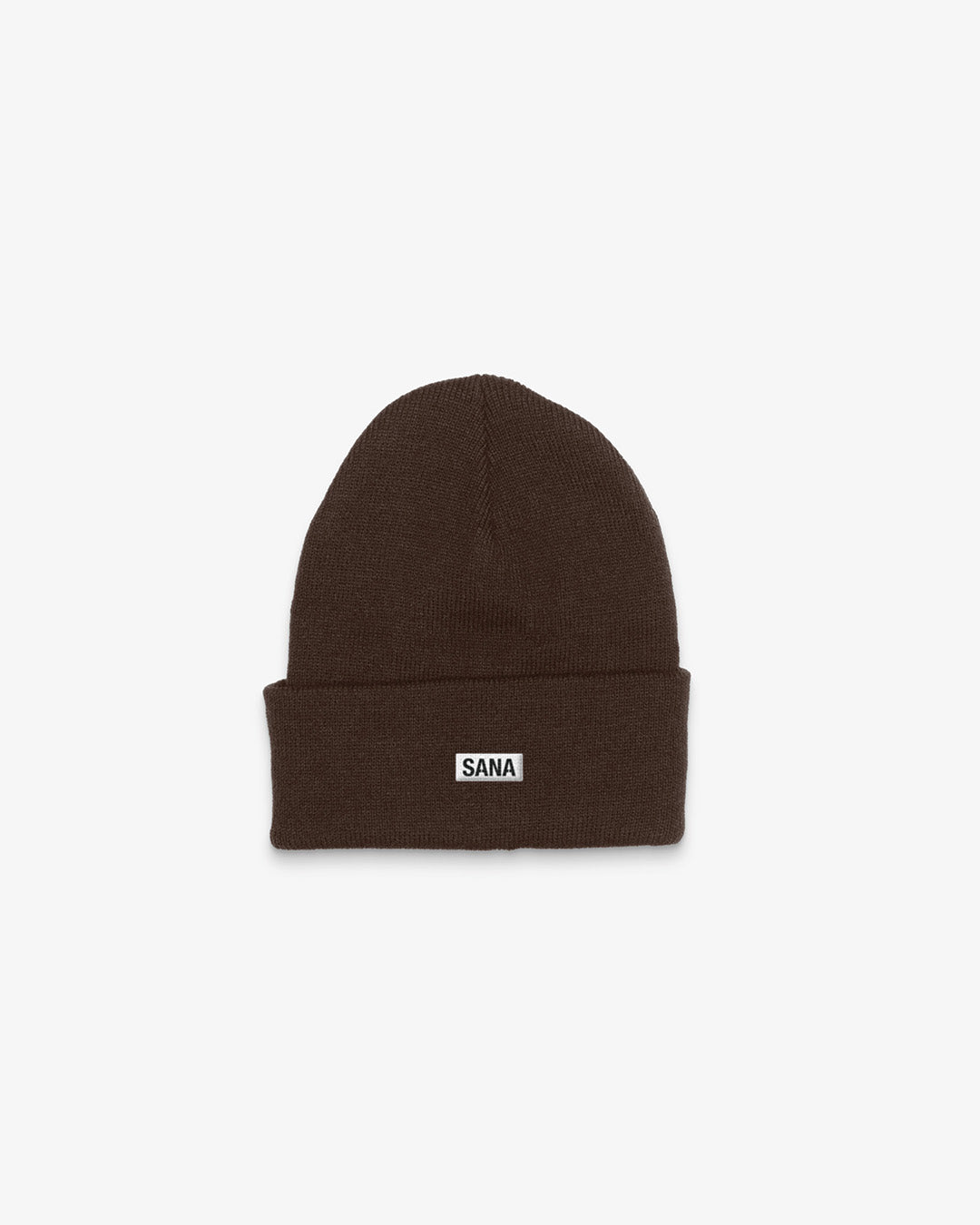 CORE BEANIE - BROWN/WHITE