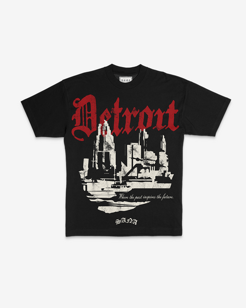 Makeitbuckle LLC - Sana Detroit Distressed 3D Detroit Shirt by