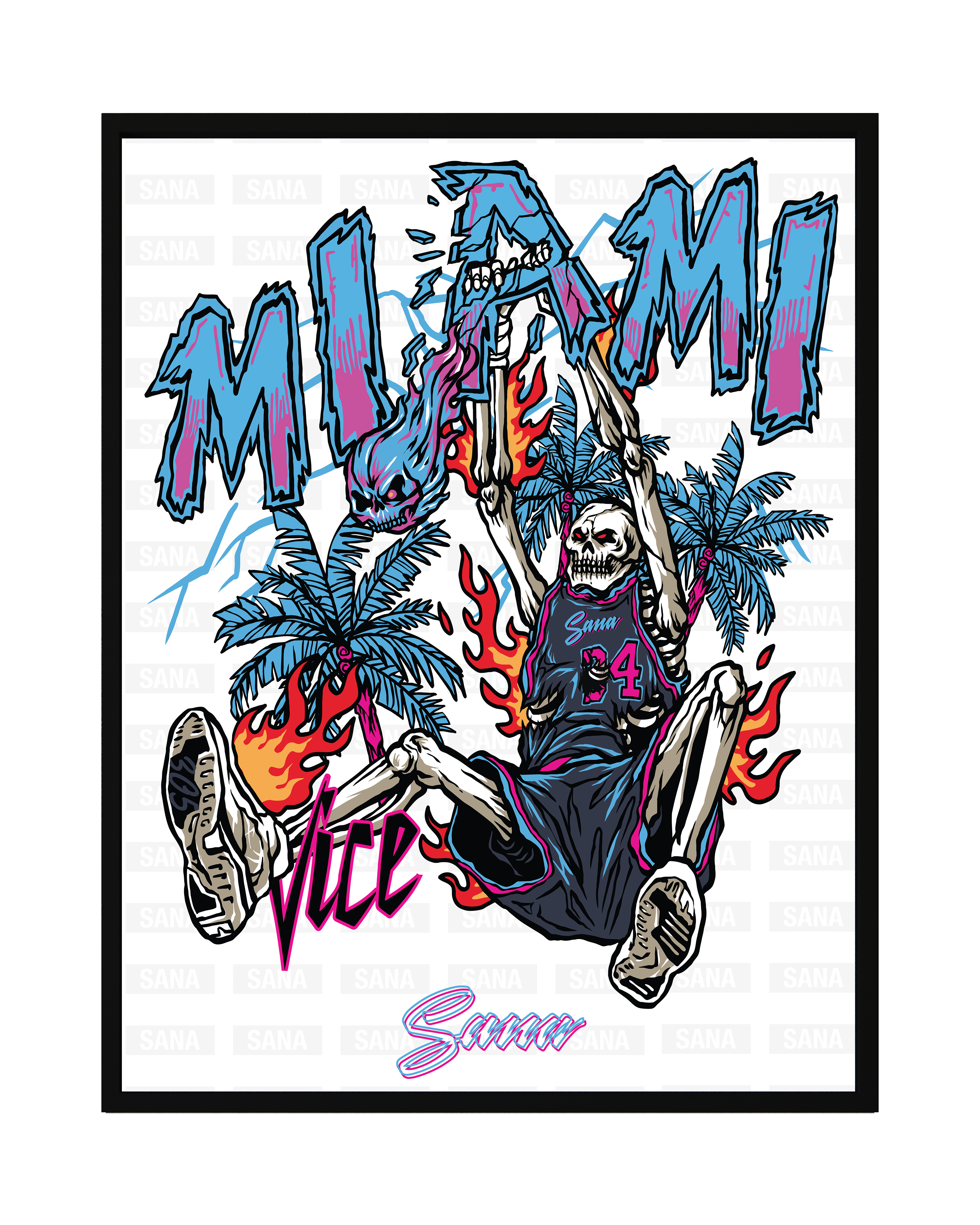 VICE CITY CANVAS PRINT